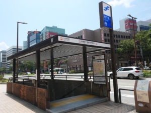 地下鉄空港線「祇園駅」
